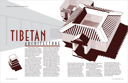 magazine spread